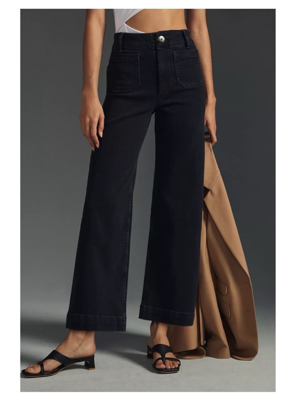Anthropologie Pilcro The Skipper Wide-Leg Jeans 30 Tall